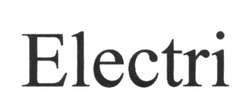 Свідоцтво торговельну марку № 247438 (заявка m201621849): electri