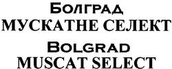 Заявка на торговельну марку № m201208376: болград мускатне селект; bolgrad muscat select
