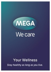 Свідоцтво торговельну марку № 336777 (заявка m202116487): mega; stay healthy as long as you live; we care; your wellness