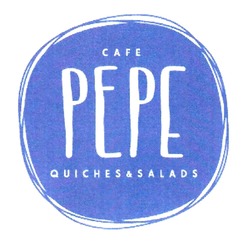 Заявка на торговельну марку № m201824552: cafe pepe quiches&salads; cafe pepe quiches salads; рере