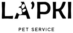 Заявка на торговельну марку № m202308966: lapki; la'pki; pet service; рет