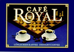 Свідоцтво торговельну марку № 8298 (заявка 93051993): royal cafe