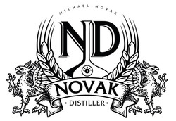 Заявка на торговельну марку № m201814545: nd; novak distiller; michael-novak; michael novak