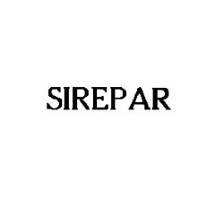 Свідоцтво торговельну марку № 4277 (заявка 87838/SU): sirepar