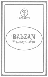 Свідоцтво торговельну марку № 193656 (заявка m201316791): balzam; prykarpatskyi; knyagynyn