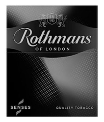 Заявка на торговельну марку № m202306359: quality tobacco; quality tobacco; quality tobacco; senses; rothmans of london; 1890