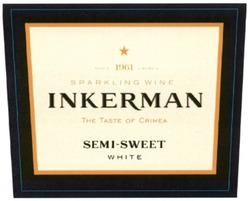 Свідоцтво торговельну марку № 190634 (заявка m201310442): since 1961 crimea; sparkling wine; inkerman; the taste of crimea; semi-sweet; white