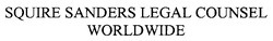 Свідоцтво торговельну марку № 22909 (заявка 2000104775): squire sanders legal counsel worldwide