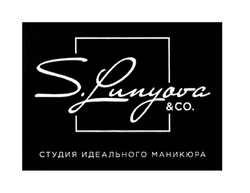 Свідоцтво торговельну марку № 313999 (заявка m202002472): s.lunyova&co; со; студия идеального маникюра