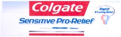 Свідоцтво торговельну марку № 129882 (заявка m200910277): colgate; sensitive pro-relief; clinically proven pro-argin formula; rapid &lasting relief