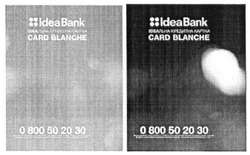 Заявка на торговельну марку № m201805637: ideabank; idea bank; card blanche; ідеальна кредитна картка