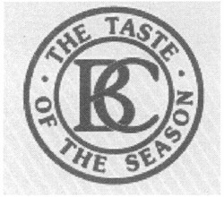 Свідоцтво торговельну марку № 193065 (заявка m201316710): bc; the taste of the season; вс