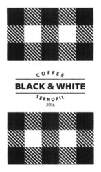 Заявка на торговельну марку № m201613590: black&white; coffee ternopil; 2016