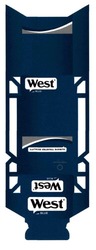 Свідоцтво торговельну марку № 304095 (заявка m201920177): west; blue; always trusted quality; firm touch filter