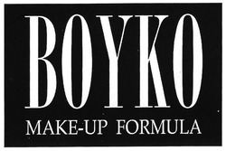 Заявка на торговельну марку № m201727692: boyko; make-up formula