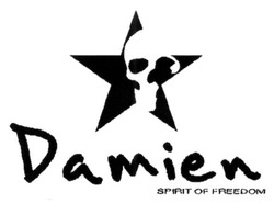 Свідоцтво торговельну марку № 224761 (заявка m201516353): damien; spirit of freedom