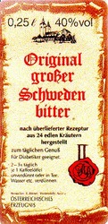 Заявка на торговельну марку № 98041486: original grosser schweden bitter