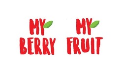 Заявка на торговельну марку № m202109970: my berry; my fruit