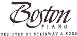 Свідоцтво торговельну марку № 50404 (заявка 2003044488): boston; piano; designed by steinway sons
