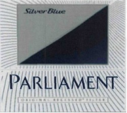 Свідоцтво торговельну марку № 226384 (заявка m201523169): parliament; silver blue; original recessed filter