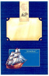 Свідоцтво торговельну марку № 98700 (заявка m200712356): admiral; original teamaker; since 1869