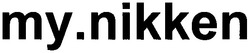 Свідоцтво торговельну марку № 168895 (заявка m201204955): my.nikken