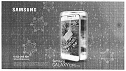 Заявка на торговельну марку № m201522502: samsung galaxy core