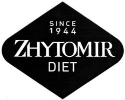 Свідоцтво торговельну марку № 222394 (заявка m201517457): since 1944; zhytomir; diet
