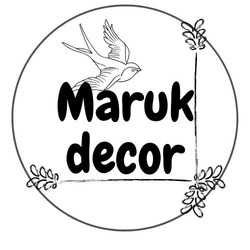 Свідоцтво торговельну марку № 318214 (заявка m202014439): maruk decor