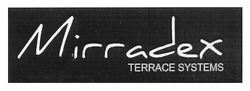 Свідоцтво торговельну марку № 177063 (заявка m201219089): mirradex; terrace systems