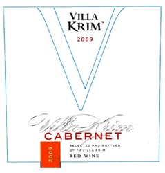 Свідоцтво торговельну марку № 198736 (заявка m201312461): 2009; selected and bottled by тм villa krim; red wine