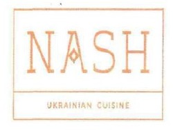 Свідоцтво торговельну марку № 326020 (заявка m202002279): nash; ukrainian cuisine