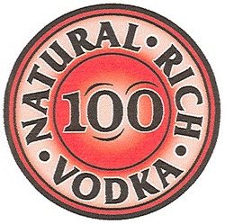 Свідоцтво торговельну марку № 101485 (заявка m200613787): natural; rich; vodka; 100