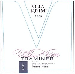 Свідоцтво торговельну марку № 191489 (заявка m201220471): villa krim; 2009; traminer; white wine