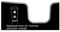 Свідоцтво торговельну марку № 297202 (заявка m201908267): premium mix of tastes; choose yours
