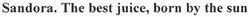 Свідоцтво торговельну марку № 165107 (заявка m201200251): sandora. the best juice, born by the sun