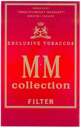 Заявка на торговельну марку № 20041111767: время изменит все; мм; exclusive tobaccos; mm; collection; filter