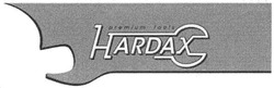 Свідоцтво торговельну марку № 102931 (заявка m200714787): hardax; premium tools