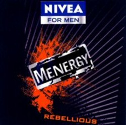 Міжнародна реєстрація торговельної марки № 1000482: NIVEA FOR MEN MENERGY REBELLIOUS