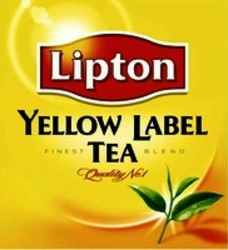 Міжнародна реєстрація торговельної марки № 1013233: Lipton YELLOW LABEL TEA