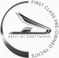 Міжнародна реєстрація торговельної марки № 1014303: FIRST CLASS PRE-OWNED YACHTS REFIT BY DRETTMANN