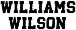 Міжнародна реєстрація торговельної марки № 1014902: WILLIAMS WILSON