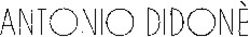 Міжнародна реєстрація торговельної марки № 1033032: ANTONIO DIDONÈ
