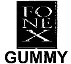 Міжнародна реєстрація торговельної марки № 1036770: FONEX GUMMY