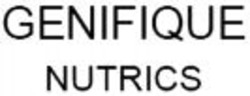 Міжнародна реєстрація торговельної марки № 1037929: GENEFIQUE NUTRICS