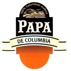 Міжнародна реєстрація торговельної марки № 1037981: PAPA DE COLUMBIA 100% Columbian arabica