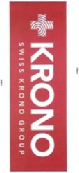 Міжнародна реєстрація торговельної марки № 1039439: KRONO SWISS KRONO GROUP