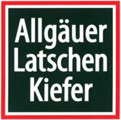 Міжнародна реєстрація торговельної марки № 1043992: Allgäuer Latschen Kiefer