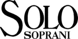 Міжнародна реєстрація торговельної марки № 1044521: SOLO SOPRANI