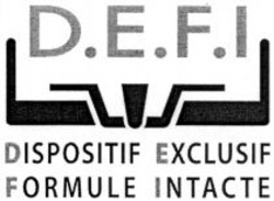 Міжнародна реєстрація торговельної марки № 1044590: D.E.F.I. DISPOSITIF EXCLUSIF FORMULE INTACTE